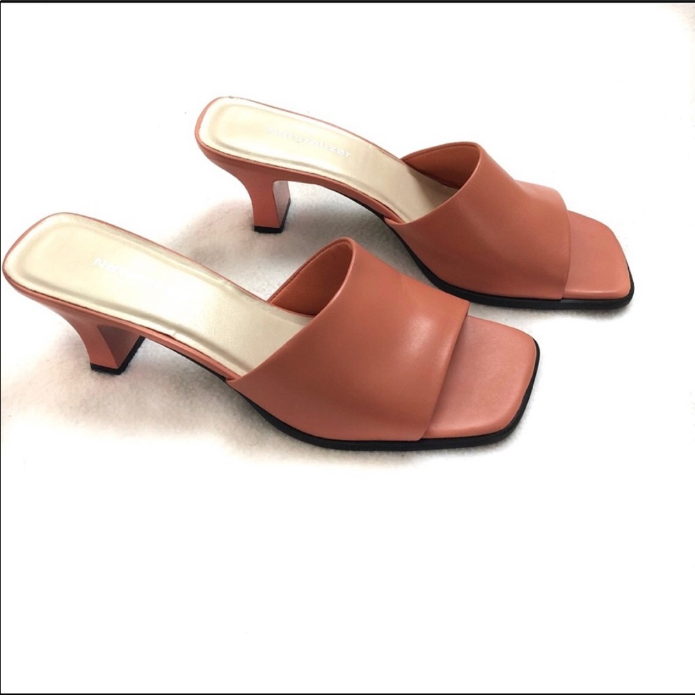 Naturalizer Salmon Wide Strap Heel